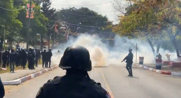 White Tuesday Turns Bloody Red as Police Clamp Down Heavily on Protestors